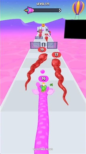 Snake Run Race: Speed, Strategy, And Survival! Level 175 🤯🔥 #trending #shorts #youtubeshorts #games