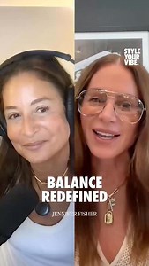 TRACY TAYLOR on Instagram: "✨ Balance Redefined ✨ For @jenniferfisher balance isn’t about slowing down—it’s about pairing relentless work ethic with rituals that restore. Her brand was built 24/7, seven days a week, on grit and determination. But balance comes from the little things: @flatironpilates , her PEMF mat, girl time, and yes—a margarita when the moment calls for it. 🍸 🎧 Full episode of Style Your Vibe is live now. Links in bio."