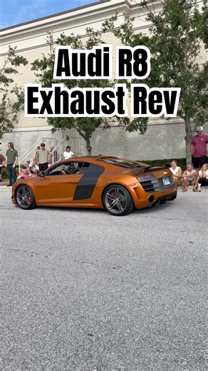 Gen 1 Audi R8 exhaust💨#CarLover #carshow