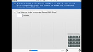 i-ReadySolve Problems with Percent - Instruction - Level FMr... | Filo