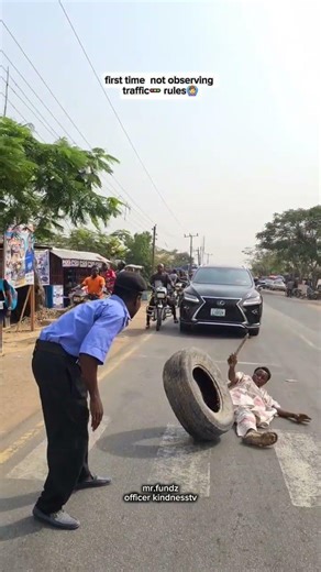 First time not observing traffic 🚥 rules