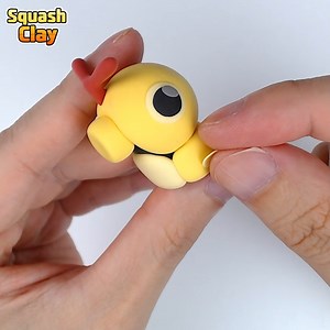 If I make Shiny Caterpie Pokémon with clay? #PokemonArt #handmade #satisfying #DIY #Pokemon | Squash Clay