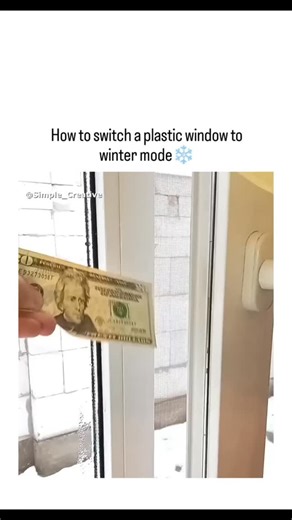MSVG on Instagram: "#this viral home improvement trick shows how to adjust uPVC plastic window handles using an Allen key to activate winter mode and tighten the window seal. By rotating the eccentric cams inside the window mechanism, you increase gasket compression, which helps stop cold air drafts, reduce heat loss, and improve energy efficiency during winter. The $20 bill window test proves how much air leaks through loose window seals. When the bill slips out easily, heat is escaping. After 
