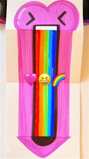 Easy Drawing Emoji’s Mix🌈🩷😆#shortsart #shorts #drawing #markermarvel #emojichallenge #diy #gift