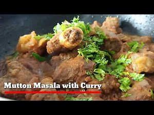MUTTON MASALA RECIPE || HOW TO MAKE MUTTON MASALA || INDIAN MUTTUN CURRY || Maharashtrian Style