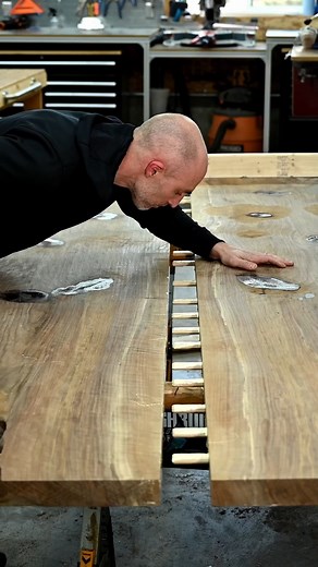 250K views · 3.3K reactions | My favorite build. Making an extending dining table for my house. | Blacktail Studio | Facebook