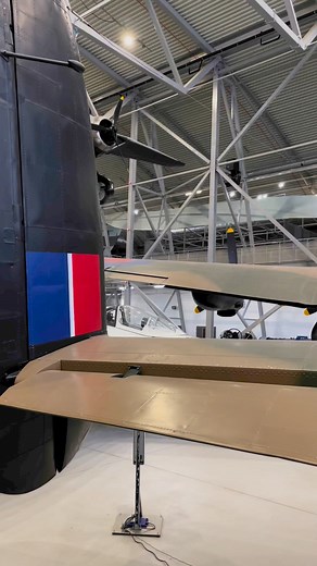 The dorsal and tail turrets of the Avro Lancaster. The aircraft had no ventral turret, which did allow for a bomb bay that ran the length of the aircraft and accommodated a significant load in both mass and volume - at Imperial War Museum Duxford #ww2 #ww2history #BOMBER #bombercommand #warbirds | Daniel J Wheatcroft