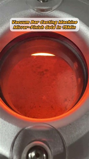 Vacuum Gold Ingot Casting | Scrap & Granules to Mirror-Finish Gold Bar in 15 Minutes