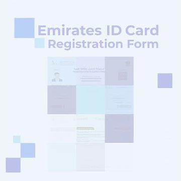 New Emirates ID Card Registration Form