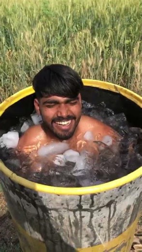 ice bath for athletes #dailyworkout #dailyworkout #motivation #desihomegym