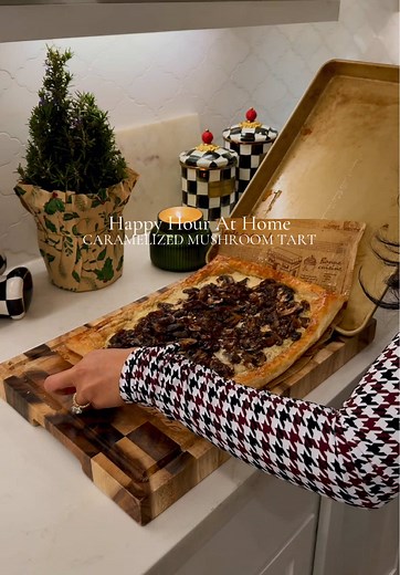 Caramelized Onion and Mushroom Tart Recipe for Cozy Nights