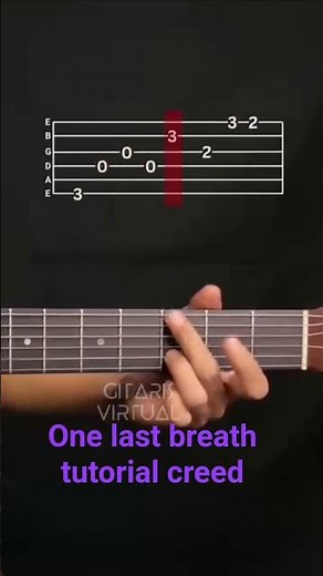 creed One last breath tutorial with tab ..