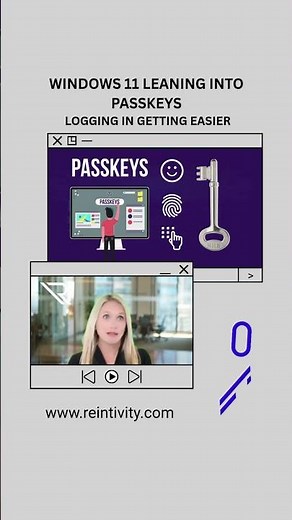Windows 11 leaning into passkeys: logging in getting easier