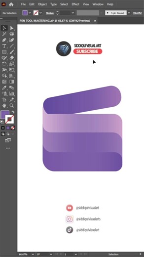 Adobe illustrator 2026 - How to Create Clipchamp Logo ✨ #siddiquivisualart