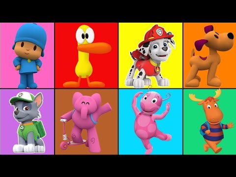 🎶🌈 Aprende los colores con esta divertida canción | Aprender Jugando con Pocoyó 