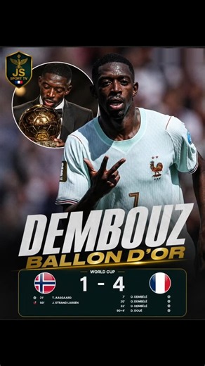 ⚽️🇫🇷🇳🇴🇸🇳🇮🇶🏆🔥 2026 World Cup: Dembélé Scores a Hat-Trick and Is Walking on Air, Senegal Qualifies!