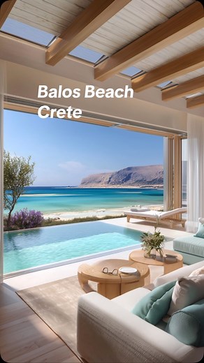 Cypriot AI on Instagram: "AI imagined this surreal luxury hotel floating on the pier of Balos Beach, in Crete, Greece 🇬🇷 With sea spa, sunset restaurants, and panoramic suites, this concept takes Greek luxury to another level. Would you stay in this paradise? #BalosBeach #CreteGreece #LuxuryHotel #AItravel #AIart #GreekIslands #SeaSpa #BalosLagoon #GreeceVacation #AIconcept"