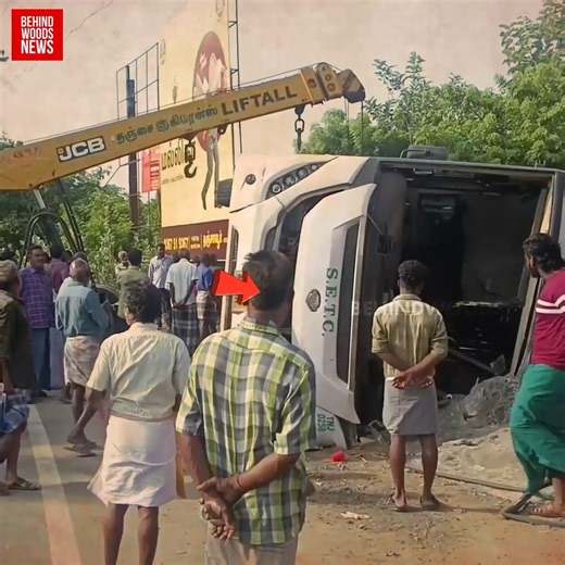 திடீரென கவுந்த SETC... பாதிவழியில் 'எமன்' பார்த்த பொல்லாத வேலை..! கிரேனை திணற வச்ச பின்னணி #SETC #news | Behindwoods