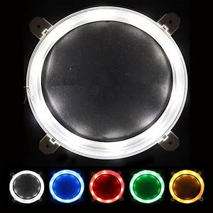 iBetterLife LED Cornhole Lights for Hole Ring Cornhole LED Lights, Remote Control 17 Color + 7 Flash Effect, Great Gift for Playing Outdoor Bean Bag Toss Corn Hole Board Game at Night, 2 Set (White)