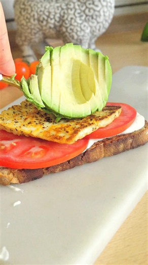 Quick Halloumi Sandwich ✨🥪 #easyrecipes #food #lunch