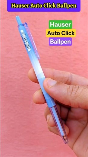 Hauser Auto Click Ballpen Review 🖊️ Pen With Push Button