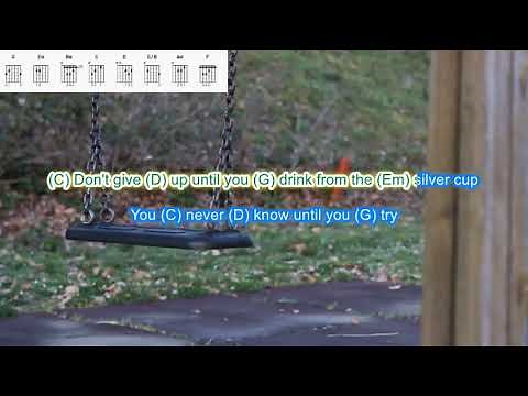 Lonely People by America play along with scrolling guitar chords and lyrics