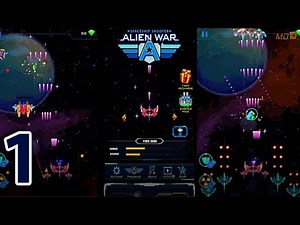 Alien War Spaceship Shoote‪r‬ - Gameplay Walkthrough Part 1