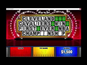 BigJon's Wheel of Fortune Final Pilot