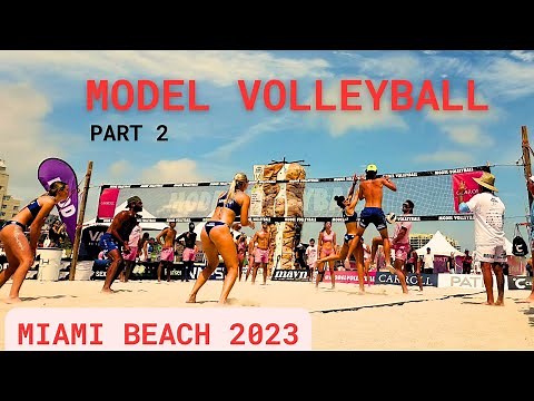 Uncovering the Action at Model Volleyball Miami Beach 2024! part 2