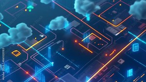 moving data to cloud platforms, emphasizing the role of cloud computing and SaaS in modernizing IT infrastructure. Digital transformation