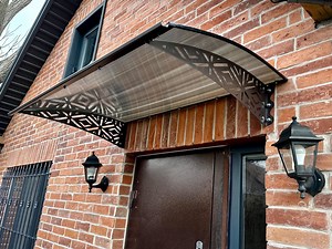 Modern Door Awning: Metal Entrance Canopy, Front Porch Shelter - Etsy