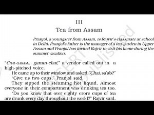 Tea From Assam | Glimpses of India Part 3 | Class 10 English | First Flight