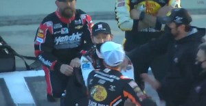 Wild Punches Get Thrown During NASCAR Brawl Between Daniel Hemric & Noah Gragson (VIDEO)