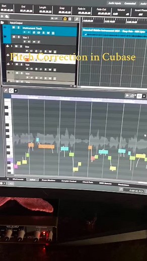 This is how you control the pitch in your vocals waves in Cubase. #record #editing #mixing | Nel Muhlanga