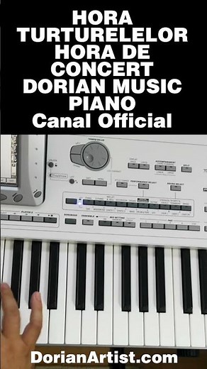 Hora de Concert – Hora Turturelelor: Tutorial Acordeon & Orga în Sol Minor