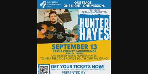 Hunter Hayes is excited for United Way’s benefit concert