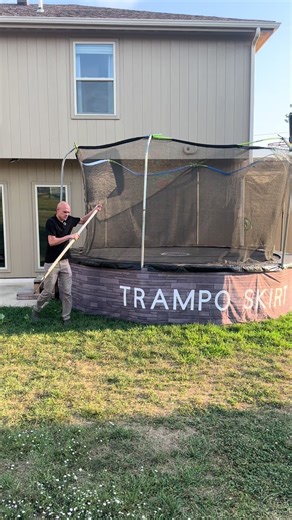 No more chasing balls under the trampoline—Trampo Skirt fixes it. Amazon or tramposkirt.com #TrampoSkirt #DadLife #BackyardFix #TrampolineSafety #ParentHack
