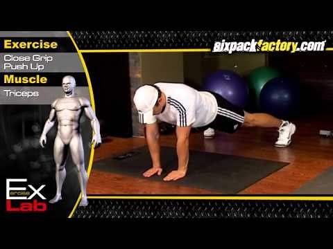 Close Grip Push Up : Best Tricep Exercises