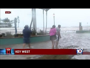 Weather conditions worsen as Hurricane Ian nears Key West