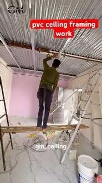 pvc ceiling frame desing🔥 | Easy framing #framingwork