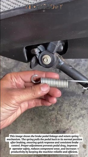 How a Brake Pedal Return Spring Works | Simple Adjustment for Safer Operation