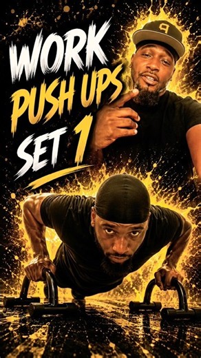 Work Push Ups Set 1 8//7/26 #keeprowing I ain’t stopping only Jake&Jacob can freeze me 😂🤦🏿‍♂️”LB”