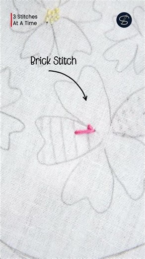 Brick Stitch | Sakura Flowers Embroidery (Part 2/3)