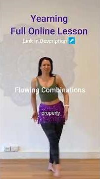 PT 2/3: Full ONLINE LESSON and CHOREOGRAPHY to YEARNING #bellydancer #ارقص #bellydance