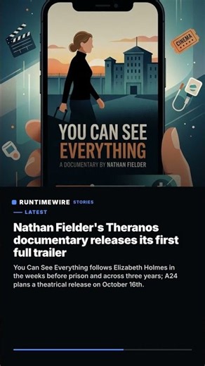 Nathan Fielder's Theranos documentary releases its first full trailer #Shorts