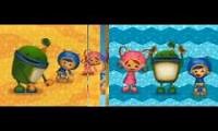 Mix of 2 videos from youtube : Team Umizoomi The Celebration Dance Twoparison