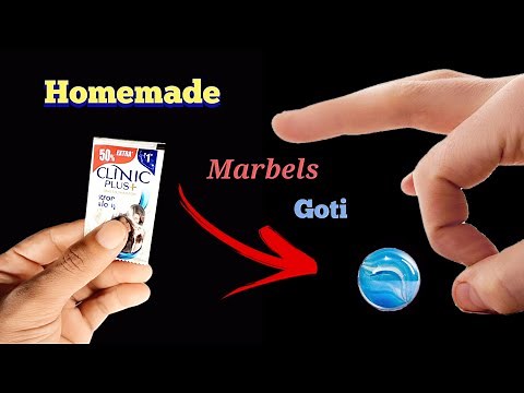 How to make marble balls || Homemade marble