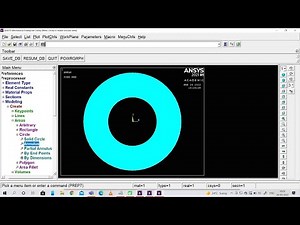How to Model Circular Plate in 5 different ways || Ansys APDL || APDL Code || By an IITian