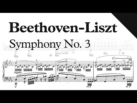 Beethoven-Liszt - Symphony No. 3, Op. 55 (Sheet Music) (Piano Reduction)
