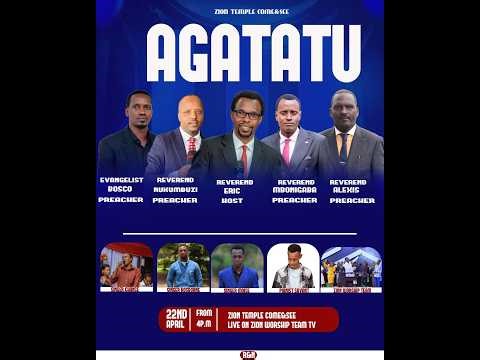 LIVE | AGATATU SERVICE HAMWE NA REV ERIC, REV MBONIGABA, REV ALEXIS ,REV RUKUMBUZI NA EV BOSCO